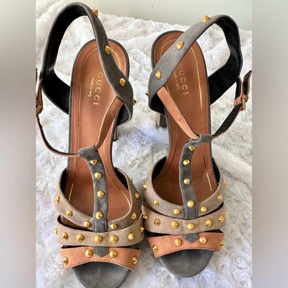 Gucci Jacqueline studded heels